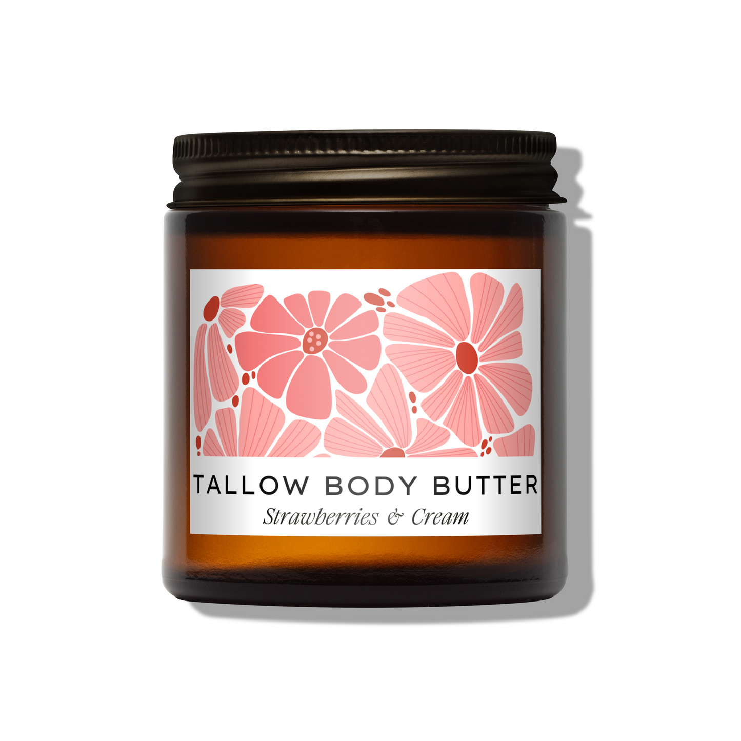Tallow Body Butter | Strawberry Pomegranate | 6oz